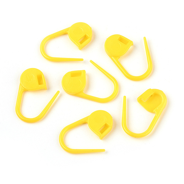 PandaHall Eco-Friendly ABS Plastic Knitting Crochet Locking Stitch Markers Holder, Yellow, 22x11x3mm, Pin: 1mm Plastic Yellow
PandaHall Eco-Friendly ABS Plastic Knitting Crochet Locking Stitch Markers Holder, Yellow, 22x11x3mm, Pin: 1mm Plastic Yellow