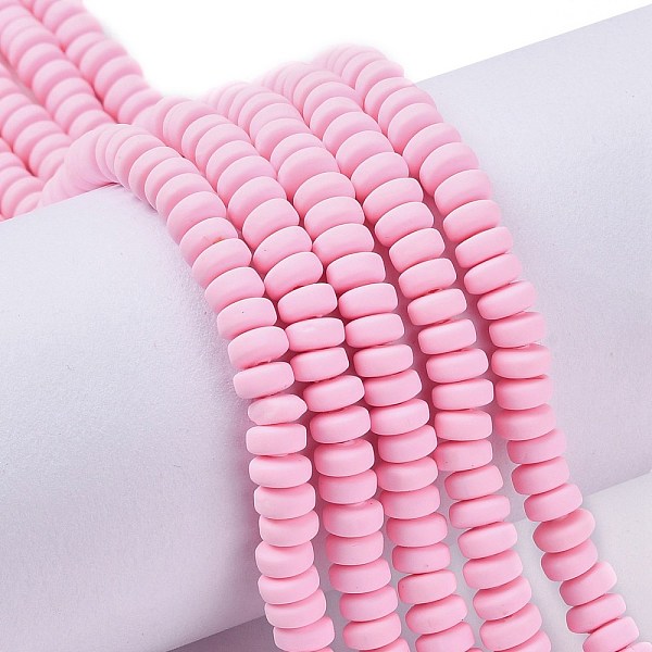 PandaHall Handmade Polymer Clay Beads Strands, for DIY Jewelry Crafts Supplies, Flat Round, Pearl Pink, 6~7x3mm, Hole: 1.5mm, about...
PandaHall Handmade Polymer Clay Beads Strands, for DIY Jewelry Crafts Supplies, Flat Round, Pearl Pink, 6~7x3mm, Hole: 1.5mm, about...