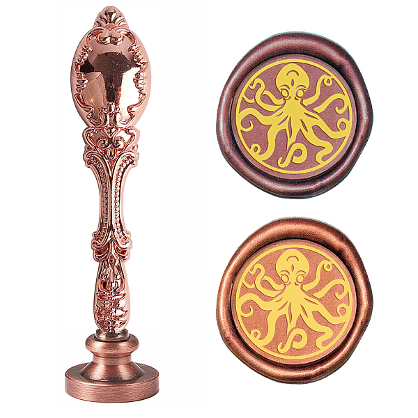 PandaHall CRASPIRE Wax Seal Stamp Vintage Wax Sealing Stamps Octopus Retro Alloy Stamp Removable Brass Head 25mm for Wedding Envelopes...
PandaHall CRASPIRE Wax Seal Stamp Vintage Wax Sealing Stamps Octopus Retro Alloy Stamp Removable Brass Head 25mm for Wedding Envelopes...