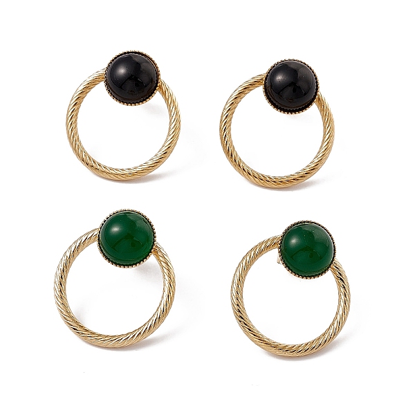 PandaHall Ring with Half Round Glass Stud Earrings, Golden 304 Stainless Steel Jewelry for Women, Mixed Color, 22x20mm, Pin: 0.7mm Glass..., Multicolor
PandaHall Ring with Half Round Glass Stud Earrings, Golden 304 Stainless Steel Jewelry for Women, Mixed Color, 22x20mm, Pin: 0.7mm Glass..., Multicolor