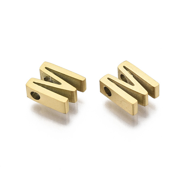 PandaHall 201 Stainless Steel Charms, Golden, Letter.M, 8x6.5x3mm, Hole: 1.6mm 201 Stainless Steel Letter
PandaHall 201 Stainless Steel Charms, Golden, Letter.M, 8x6.5x3mm, Hole: 1.6mm 201 Stainless Steel Letter