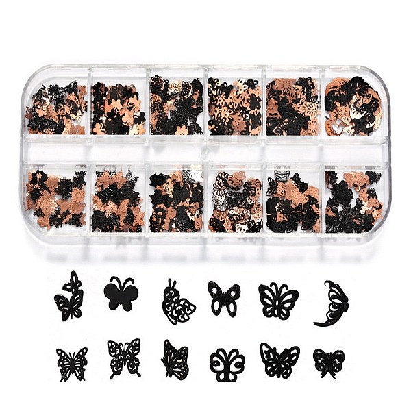 PandaHall Alloy Cabochons, Alloy Computer Patch, Nail Art Decoration Accessories for Women, Butterfly, Gunmetal, 4~6x2~2.5mm, about...
PandaHall Alloy Cabochons, Alloy Computer Patch, Nail Art Decoration Accessories for Women, Butterfly, Gunmetal, 4~6x2~2.5mm, about...