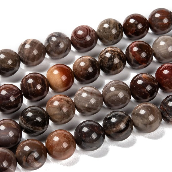 PandaHall Natural Petrified Wood Round Bead Strands, 14mm, Hole: 1mm, about 27pcs/strand, 15 inch Petrified Wood Round
PandaHall Natural Petrified Wood Round Bead Strands, 14mm, Hole: 1mm, about 27pcs/strand, 15 inch Petrified Wood Round