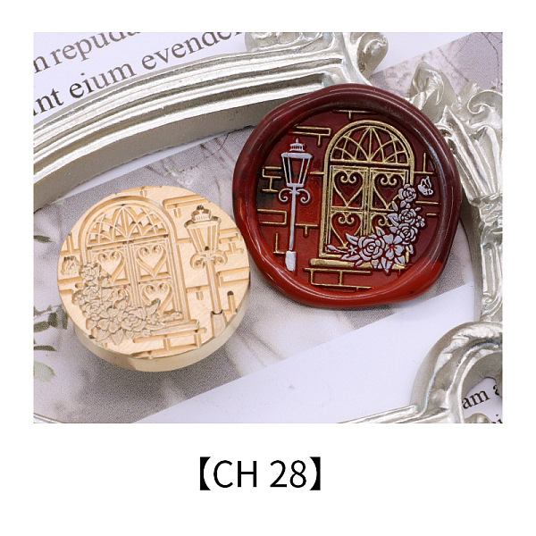 PandaHall Round Golden Tone Wax Seal Brass Stamp Head, for Invitations, Envelopes, Gift Packing, Flower, 25mm Brass Flower
PandaHall Round Golden Tone Wax Seal Brass Stamp Head, for Invitations, Envelopes, Gift Packing, Flower, 25mm Brass Flower