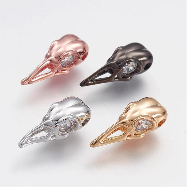 PandaHall Brass Micro Pave Grade AAA Cubic Zirconia Beads, Bird Skull, Cadmium Free & Nickel Free & Lead Free, Mixed Color, 18x7x5.5mm, Hole...
PandaHall Brass Micro Pave Grade AAA Cubic Zirconia Beads, Bird Skull, Cadmium Free & Nickel Free & Lead Free, Mixed Color, 18x7x5.5mm, Hole...