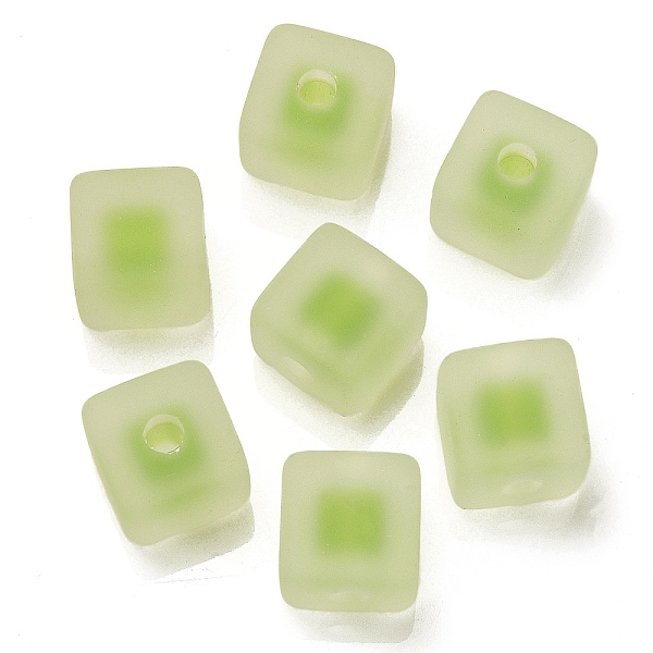 PandaHall Frosted Acrylic European Beads, Bead in Bead, Cube, Yellow Green, 13.5x13.5x13.5mm, Hole: 4mm Acrylic Cube
PandaHall Frosted Acrylic European Beads, Bead in Bead, Cube, Yellow Green, 13.5x13.5x13.5mm, Hole: 4mm Acrylic Cube