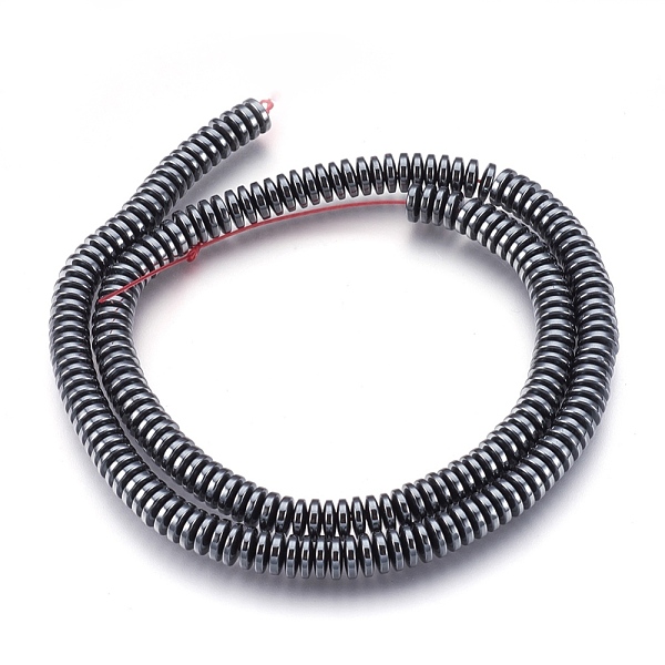 PandaHall Non-magnetic Synthetic Hematite Beads Strands, Heishi Beads, Flat Round/Disc, 6x2mm, Hole: 1mm, about 190pcs/strand, 15.7 inch...
PandaHall Non-magnetic Synthetic Hematite Beads Strands, Heishi Beads, Flat Round/Disc, 6x2mm, Hole: 1mm, about 190pcs/strand, 15.7 inch...