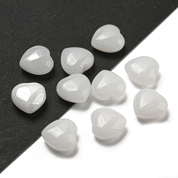 PandaHall Natural White Jade Beads, Half Drilled, Heart, 15.5x15.5x8mm, Hole: 1mm White Jade Heart
PandaHall Natural White Jade Beads, Half Drilled, Heart, 15.5x15.5x8mm, Hole: 1mm White Jade Heart
