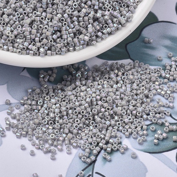 PandaHall MIYUKI Delica Beads, Cylinder, Japanese Seed Beads, 11/0, (DB1508) Opaque Light Smoke AB, 1.3x1.6mm, Hole: 0.8mm, about..., Gray
PandaHall MIYUKI Delica Beads, Cylinder, Japanese Seed Beads, 11/0, (DB1508) Opaque Light Smoke AB, 1.3x1.6mm, Hole: 0.8mm, about..., Gray