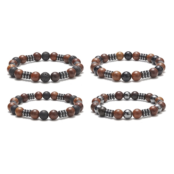 PandaHall Gemstone & Wood Beaded Stretch Bracelet for Women, Inner Diameter: 2-1/2 inch(6.4cm) Mixed Stone Brown
PandaHall Gemstone & Wood Beaded Stretch Bracelet for Women, Inner Diameter: 2-1/2 inch(6.4cm) Mixed Stone Brown