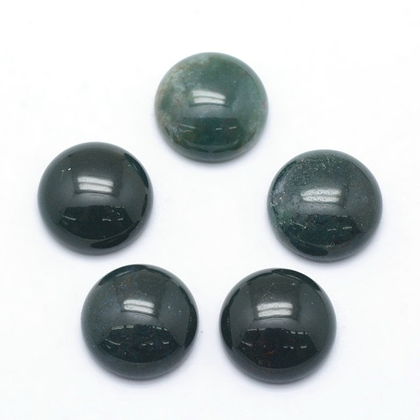 PandaHall Natural Moss Agate Cabochons, Half Round, 12x5~6mm Moss Agate Half Round
PandaHall Natural Moss Agate Cabochons, Half Round, 12x5~6mm Moss Agate Half Round