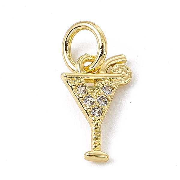 PandaHall Brass Micro Pave Cubic Zirconia Charms, with Jump Rings, Cocktail Drink Charms, Real 18K Gold Plated, 10.5x7x1mm, Hole: 3.4mm..., Clear
PandaHall Brass Micro Pave Cubic Zirconia Charms, with Jump Rings, Cocktail Drink Charms, Real 18K Gold Plated, 10.5x7x1mm, Hole: 3.4mm..., Clear