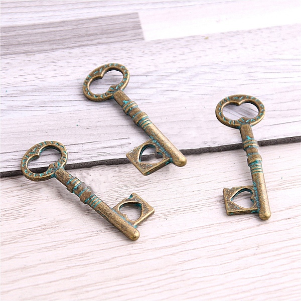 PandaHall Alloy Pendants Accessories, for Jewelry Making, Retro Key, Cadmium Free & Lead Free, Antique Bronze, 34x12mm Alloy Key
PandaHall Alloy Pendants Accessories, for Jewelry Making, Retro Key, Cadmium Free & Lead Free, Antique Bronze, 34x12mm Alloy Key