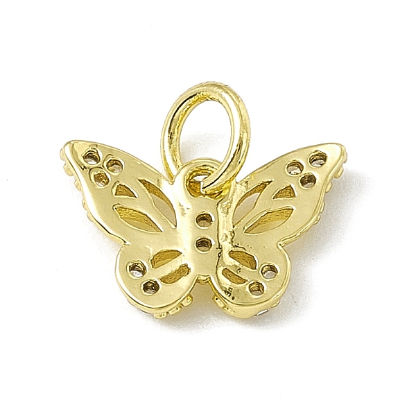 PandaHall Brass Micro Pave Cubic Zirconia Charms, with Jump Rings, Butterfly Charms, Real 18K Gold Plated, 8x12x2mm, Hole: 3.4mm Brass+Cubic..., Clear
PandaHall Brass Micro Pave Cubic Zirconia Charms, with Jump Rings, Butterfly Charms, Real 18K Gold Plated, 8x12x2mm, Hole: 3.4mm Brass+Cubic..., Clear