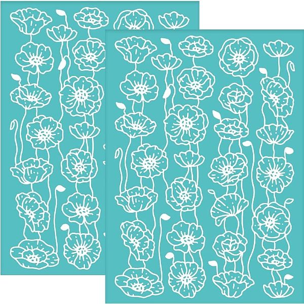 PandaHall Self-Adhesive Silk Screen Printing Stencil, for Painting on Wood, DIY Decoration T-Shirt Fabric, Turquoise, Flower Pattern..., Green
PandaHall Self-Adhesive Silk Screen Printing Stencil, for Painting on Wood, DIY Decoration T-Shirt Fabric, Turquoise, Flower Pattern..., Green