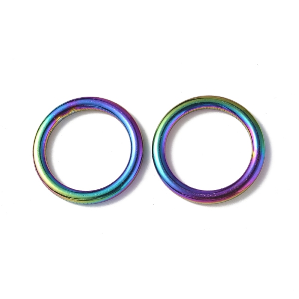 PandaHall Ion Plating(IP) 304 Stainless Steel Linking Rings, Round Ring, Rainbow Color, 33x4mm, Inner Diameter: 25mm 304 Stainless Steel...
PandaHall Ion Plating(IP) 304 Stainless Steel Linking Rings, Round Ring, Rainbow Color, 33x4mm, Inner Diameter: 25mm 304 Stainless Steel...