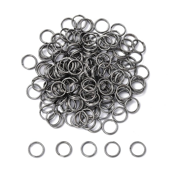PandaHall Iron Split Rings, Double Loops Jump Rings, Cadmium Free & Nickel Free & Lead Free, Gunmetal, 8x1.4mm, about 6.6mm inner diameter...
PandaHall Iron Split Rings, Double Loops Jump Rings, Cadmium Free & Nickel Free & Lead Free, Gunmetal, 8x1.4mm, about 6.6mm inner diameter...