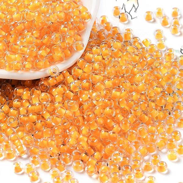 PandaHall Glass Bead, Inside Colours, Round Hole, Round, Orange, 4x3mm, Hole: 1.4mm, 7650pcs/pound Glass Orange
PandaHall Glass Bead, Inside Colours, Round Hole, Round, Orange, 4x3mm, Hole: 1.4mm, 7650pcs/pound Glass Orange