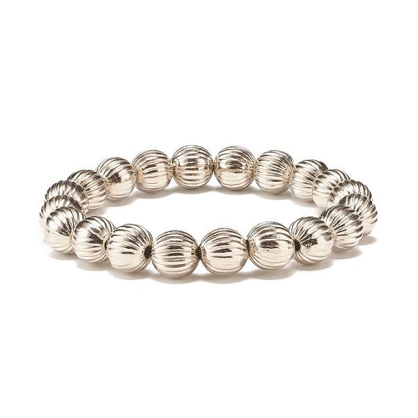 PandaHall 10MM CCB Plastic Grooved Round Beaded Stretch Bracelet for Women, Platinum, Beads: 10mm , Inner Diameter: 2-1/4 inch(5.6cm)...
PandaHall 10MM CCB Plastic Grooved Round Beaded Stretch Bracelet for Women, Platinum, Beads: 10mm , Inner Diameter: 2-1/4 inch(5.6cm)...