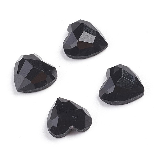PandaHall Opaque Glass Cabochons, Faceted, Heart, Black, 8x8x3.5mm Glass Heart Black
PandaHall Opaque Glass Cabochons, Faceted, Heart, Black, 8x8x3.5mm Glass Heart Black
