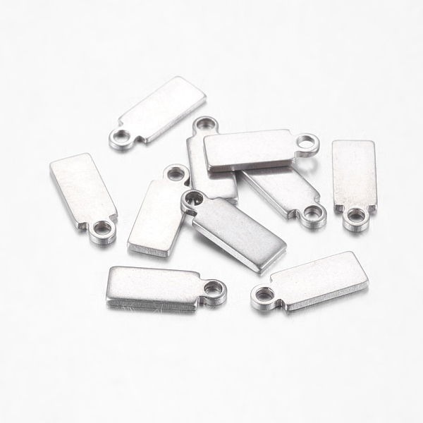 PandaHall 304 Stainless Steel Stamping Blank Tag Pendants, Rectangle, Stainless Steel Color, 11x4x1mm, Hole: 1.5mm 304 Stainless Steel...
PandaHall 304 Stainless Steel Stamping Blank Tag Pendants, Rectangle, Stainless Steel Color, 11x4x1mm, Hole: 1.5mm 304 Stainless Steel...