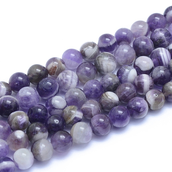 PandaHall Natural Amethyst Beads Strands, Round, 8~8.5mm, Hole: 0.8mm, about 50pcs/strand, 15.55 inch(39.5cm) Amethyst Round
PandaHall Natural Amethyst Beads Strands, Round, 8~8.5mm, Hole: 0.8mm, about 50pcs/strand, 15.55 inch(39.5cm) Amethyst Round