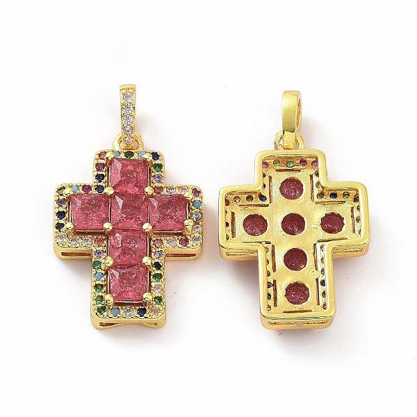 PandaHall Brass Micro Pave Clear Cubic Zirconia Pendants, Cross, Religion, Cerise, 24x17x5mm, Hole: 3.5x5~5.5mm Brass+Cubic Zirconia Cross..., Red
PandaHall Brass Micro Pave Clear Cubic Zirconia Pendants, Cross, Religion, Cerise, 24x17x5mm, Hole: 3.5x5~5.5mm Brass+Cubic Zirconia Cross..., Red