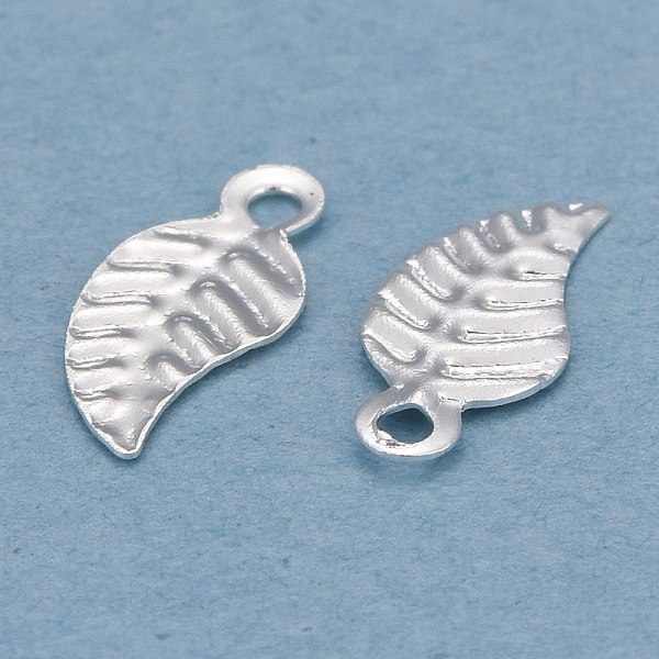 PandaHall Brass Charms, Leaf, 925 Sterling Silver Plated, 9x4x0.2mm, Hole: 1mm Brass Leaf
PandaHall Brass Charms, Leaf, 925 Sterling Silver Plated, 9x4x0.2mm, Hole: 1mm Brass Leaf
