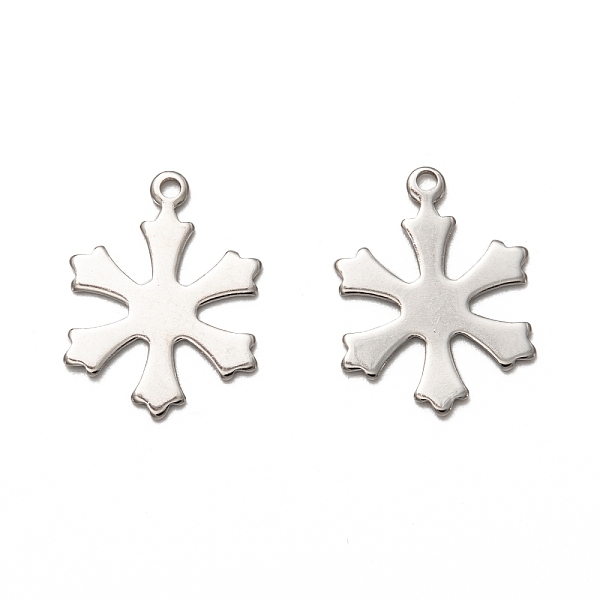 PandaHall 201 Stainless Steel Pendants, Laser Cut, Snowflake, for Christmas, Stainless Steel Color, 19.5x14.5x1mm, Hole: 1.4mm 201 Stainless...
PandaHall 201 Stainless Steel Pendants, Laser Cut, Snowflake, for Christmas, Stainless Steel Color, 19.5x14.5x1mm, Hole: 1.4mm 201 Stainless...