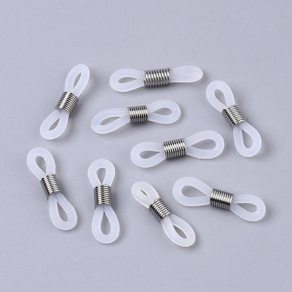 PandaHall Eyeglass Holders, Glasses Rubber Loop Ends, with 304 Stainless Steel Findings, Platinum, 20x5mm Synthetic Rubber
PandaHall Eyeglass Holders, Glasses Rubber Loop Ends, with 304 Stainless Steel Findings, Platinum, 20x5mm Synthetic Rubber