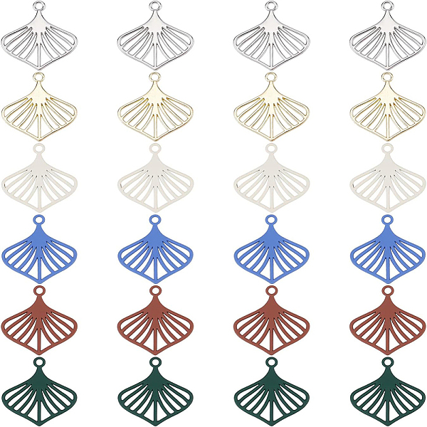 PandaHall BENECREAT 24Pcs 6 Colors Alloy Pendants, Leaf, Mixed Color, 23x22x1mm, Hole: 1.5mm, 4pcs/color Alloy Leaf Multicolor
PandaHall BENECREAT 24Pcs 6 Colors Alloy Pendants, Leaf, Mixed Color, 23x22x1mm, Hole: 1.5mm, 4pcs/color Alloy Leaf Multicolor