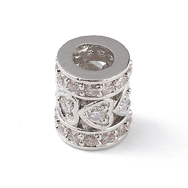 PandaHall Rack Plating Brass Micro Pave Clear Cubic Zirconia European Style Beads, Large Hole Bead, Cadmium Free & Lead Free, Long-Lasting...
PandaHall Rack Plating Brass Micro Pave Clear Cubic Zirconia European Style Beads, Large Hole Bead, Cadmium Free & Lead Free, Long-Lasting...