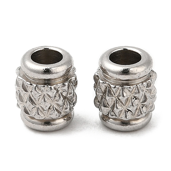 PandaHall 304 Stainless Steel Beads, Column, Stainless Steel Color, 5x4mm, Hole: 2mm 304 Stainless Steel Column
PandaHall 304 Stainless Steel Beads, Column, Stainless Steel Color, 5x4mm, Hole: 2mm 304 Stainless Steel Column