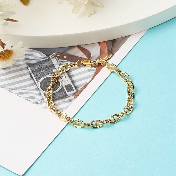 PandaHall Brass Mariner Links Chain Anklets for Women, Golden, 7-1/2 inch(19.2cm) Brass
PandaHall Brass Mariner Links Chain Anklets for Women, Golden, 7-1/2 inch(19.2cm) Brass