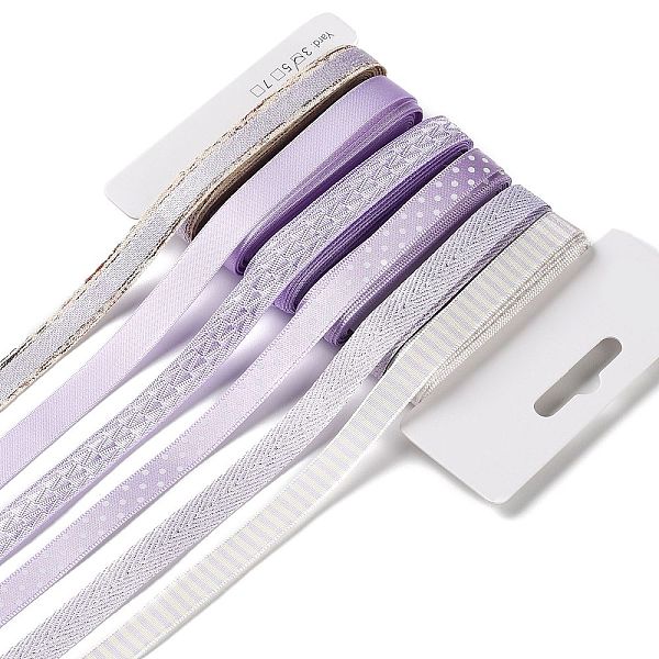 PandaHall 18 Yards 6 Styles Polyester Ribbon, for DIY Handmade Craft, Hair Bowknots and Gift Decoration, Purple Color Palette, Thistle...
PandaHall 18 Yards 6 Styles Polyester Ribbon, for DIY Handmade Craft, Hair Bowknots and Gift Decoration, Purple Color Palette, Thistle...