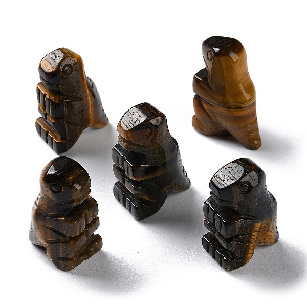 PandaHall Natural Tiger Eye Carved Healing Dinosaur Figurines, Reiki Energy Stone Display Decorations, 18x12.5~14x26~26.5mm Tiger Eye...
PandaHall Natural Tiger Eye Carved Healing Dinosaur Figurines, Reiki Energy Stone Display Decorations, 18x12.5~14x26~26.5mm Tiger Eye...