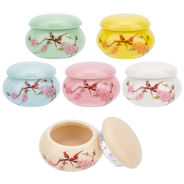 PandaHall 6Pcs 6 Colors Porcelain Mini Tea Storage Containers, Refillable Bottle, for Tea, Coffee, Herb, Candy, Chocolate, Sugar Storage..., Multicolor
PandaHall 6Pcs 6 Colors Porcelain Mini Tea Storage Containers, Refillable Bottle, for Tea, Coffee, Herb, Candy, Chocolate, Sugar Storage..., Multicolor