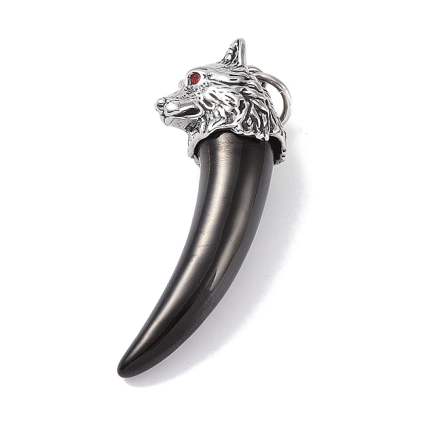 PandaHall Openable 316 Surgical Stainless Steel Urn Ashes Big Pendants, with Rhinestone and Jump Ring, Wolf Tooth Charm, Black...
PandaHall Openable 316 Surgical Stainless Steel Urn Ashes Big Pendants, with Rhinestone and Jump Ring, Wolf Tooth Charm, Black...
