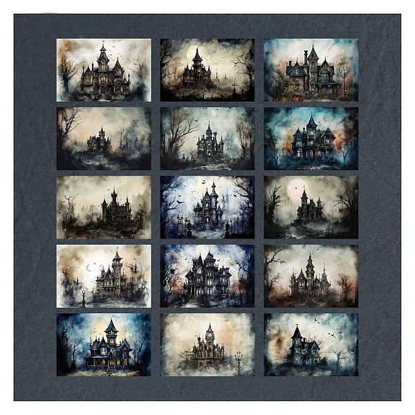 PandaHall 30Pcs 15 Styles Castle Scrapbook Paper Pads, for DIY Album Scrapbook, Background Paper, Diary Decoration, Marine Blue, 210x140mm...
PandaHall 30Pcs 15 Styles Castle Scrapbook Paper Pads, for DIY Album Scrapbook, Background Paper, Diary Decoration, Marine Blue, 210x140mm...
