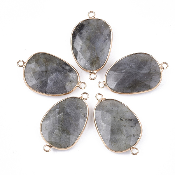 PandaHall Natural Labradorite Links connectors, with Brass Findings, Faceted, Oval, Golden, 37.5~38.5x22~22.5x6.5~8mm, Hole: 2.5mm...
PandaHall Natural Labradorite Links connectors, with Brass Findings, Faceted, Oval, Golden, 37.5~38.5x22~22.5x6.5~8mm, Hole: 2.5mm...