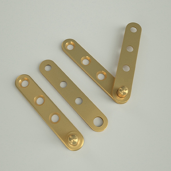 PandaHall Brass Rotation Hidden Door Pivot Hinge, for Wardrobe Door and Table Accessories, Golden, 59x11x2mm and 59x11x11mm, Hole: 4mm...
PandaHall Brass Rotation Hidden Door Pivot Hinge, for Wardrobe Door and Table Accessories, Golden, 59x11x2mm and 59x11x11mm, Hole: 4mm...
