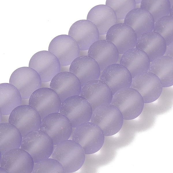 PandaHall Transparent Glass Beads Strands, for Beading Jewelry Making, Frosted, Round, Medium Purple, 8mm, Hole: 1.4mm, about 107pcs/strand...
PandaHall Transparent Glass Beads Strands, for Beading Jewelry Making, Frosted, Round, Medium Purple, 8mm, Hole: 1.4mm, about 107pcs/strand...