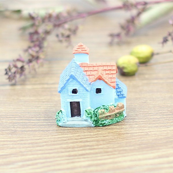 PandaHall Resin Villa House Figurines Display Decorations, Micro Landscape Garden Decoration, Sky Blue, 20x25x30mm Resin House
PandaHall Resin Villa House Figurines Display Decorations, Micro Landscape Garden Decoration, Sky Blue, 20x25x30mm Resin House
