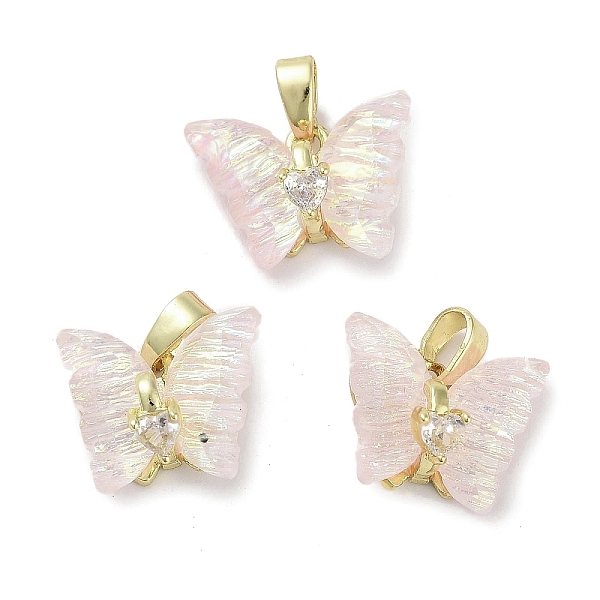 PandaHall Real 18K Gold Plated Rack Plating Brass Micro Pave Cubic Zirconia Pendants, with Resin, Long-Lasting Plated, Cadmium Free & Lead...
PandaHall Real 18K Gold Plated Rack Plating Brass Micro Pave Cubic Zirconia Pendants, with Resin, Long-Lasting Plated, Cadmium Free & Lead...