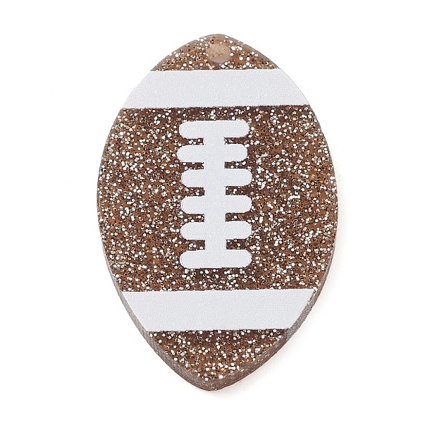PandaHall Printed Acrylic Pendants, Rugby, Camel, 35x21x2mm, Hole: 1.8mm Acrylic Rugby Brown
PandaHall Printed Acrylic Pendants, Rugby, Camel, 35x21x2mm, Hole: 1.8mm Acrylic Rugby Brown