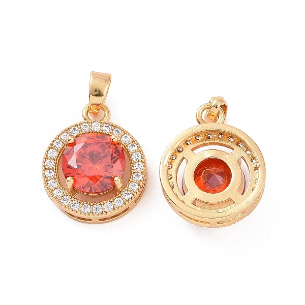 PandaHall Brass Micro Pave Clear Cubic Zirconia Pendants, Flat Round Charms, Real 18K Gold Plated, Red, 16x13x6mm, Hole: 5x2.5mm Brass+Cubic...
PandaHall Brass Micro Pave Clear Cubic Zirconia Pendants, Flat Round Charms, Real 18K Gold Plated, Red, 16x13x6mm, Hole: 5x2.5mm Brass+Cubic...