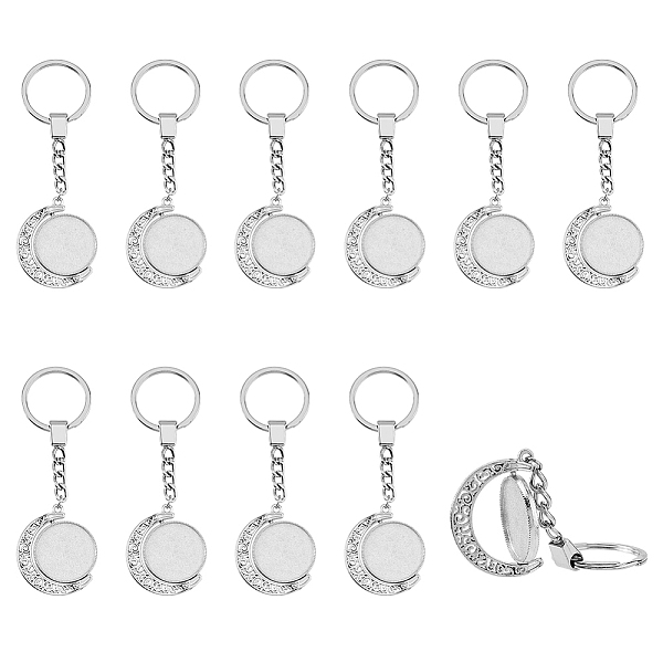 PandaHall DIY Blank Dome Keychian Making Kit, Including Iron Split Key Rings, Moon Alloy Pendant Cabochon Settings, Glass Cabochons..., Clear
PandaHall DIY Blank Dome Keychian Making Kit, Including Iron Split Key Rings, Moon Alloy Pendant Cabochon Settings, Glass Cabochons..., Clear