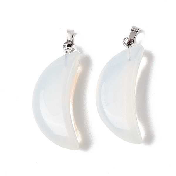 PandaHall Opalite Pendants, with Platinum Tone Brass Findings, Moon Charm, 33x15x8mm, Hole: 6x3.2mm Opalite Moon
PandaHall Opalite Pendants, with Platinum Tone Brass Findings, Moon Charm, 33x15x8mm, Hole: 6x3.2mm Opalite Moon