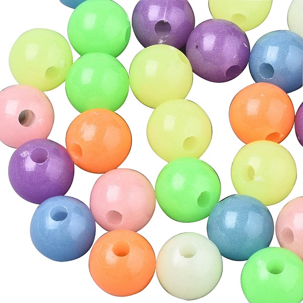 PandaHall Luminous Acrylic Beads, Glow in the Dark, Round, Mixed Color, 10mm, Hole: 2.5mm, about 380pcs/200g Acrylic Round Multicolor
PandaHall Luminous Acrylic Beads, Glow in the Dark, Round, Mixed Color, 10mm, Hole: 2.5mm, about 380pcs/200g Acrylic Round Multicolor
