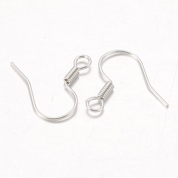 PandaHall Iron Earring Hooks, Ear Wire, with Horizontal Loop Cadmium Free & Nickel Free & Lead Free, Platinum, 17x17.5mm, Hole: 2mm Iron
PandaHall Iron Earring Hooks, Ear Wire, with Horizontal Loop Cadmium Free & Nickel Free & Lead Free, Platinum, 17x17.5mm, Hole: 2mm Iron